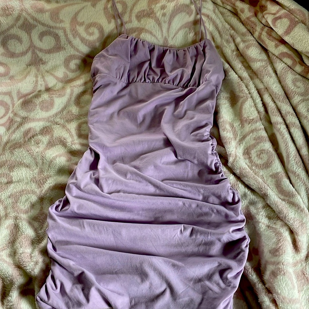 Women’s size small light purple scrunch dress